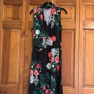 Vince Camuto Floral Sleeveless Maxi Dress size small